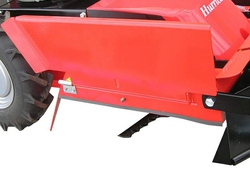 Detail šasí mulčovače HURRICANE F 700