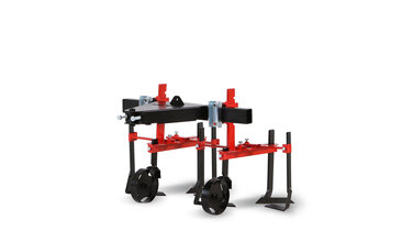 Double-row passive hoe