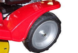 Detail kola bubnové sekačky ADELA BDR-595 