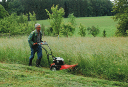 Bubnová sekačka DS-521B Líza 60 při práci