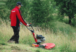 The BDR-650A drum mower at work