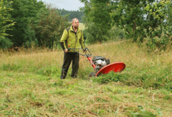 The BDR-650A drum mower at work
