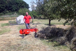 The OP-1.1 hay tedder at work