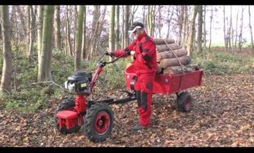 Malotraktor VARI GLOBAL + přívěs vyklápěcí ANV-380