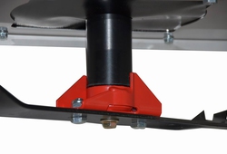 Blade carrier with shovels for bearing protection  -  longer lifetime