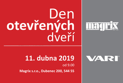 Den otevřených dveří MAGRIX (11.4.2019) Den otevřených dveří MAGRIX (11.4.2019)