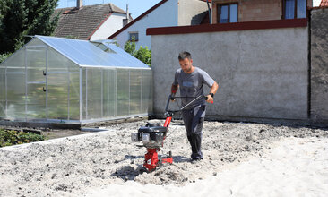 Rotavátor VARI pomůže i při zakládání trávníku