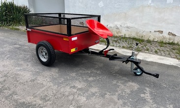 Přívěs ANV-500 + nástavby + opěrné kolečko - BAZAR