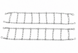 Snow chains for lawn tractor (front)
