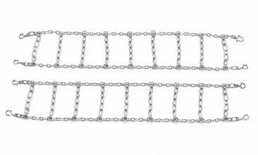 Snow chains for lawn tractor (front)